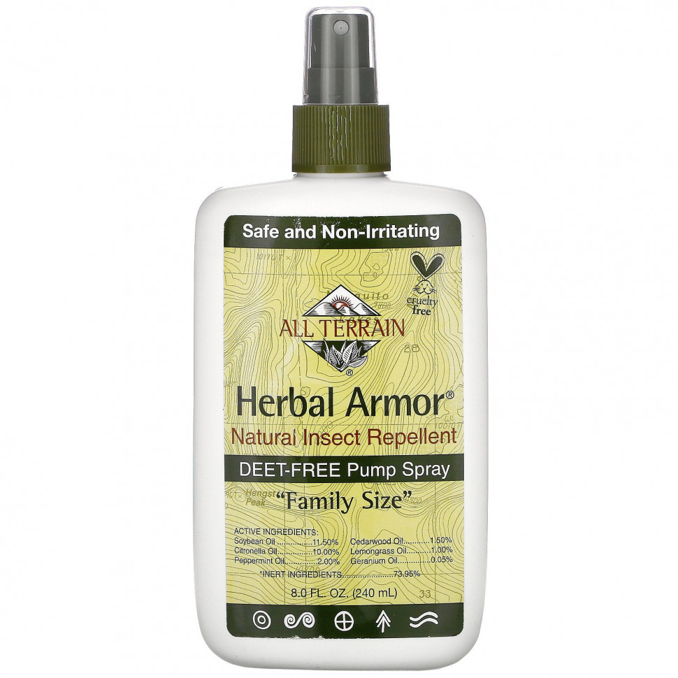   (Iherb) All Terrain, Herbal Armor,    ,  , 240  (8,0 . )    -     , -, 