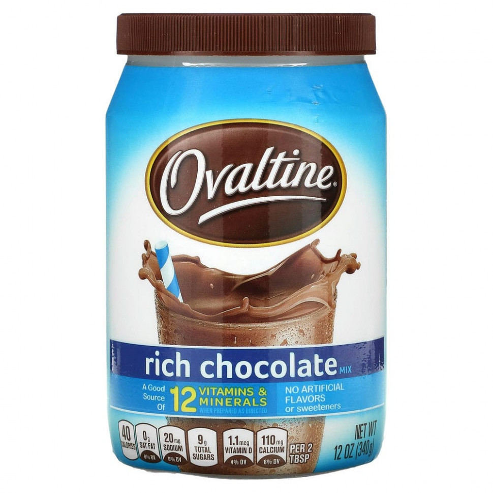   (Iherb) Ovaltine,  , 12  (340 )    -     , -, 