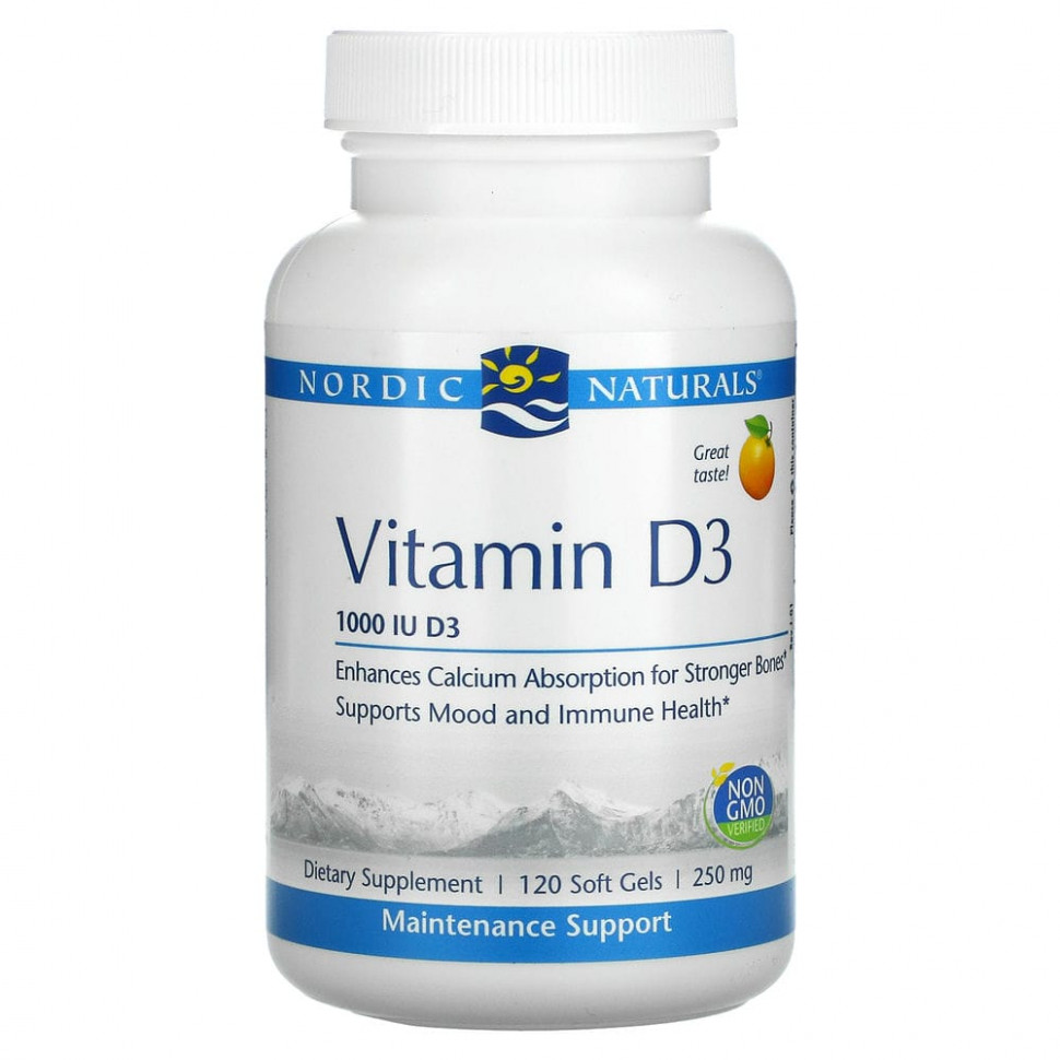   (Iherb) Nordic Naturals,  D3, , 1000 , 120      -     , -, 