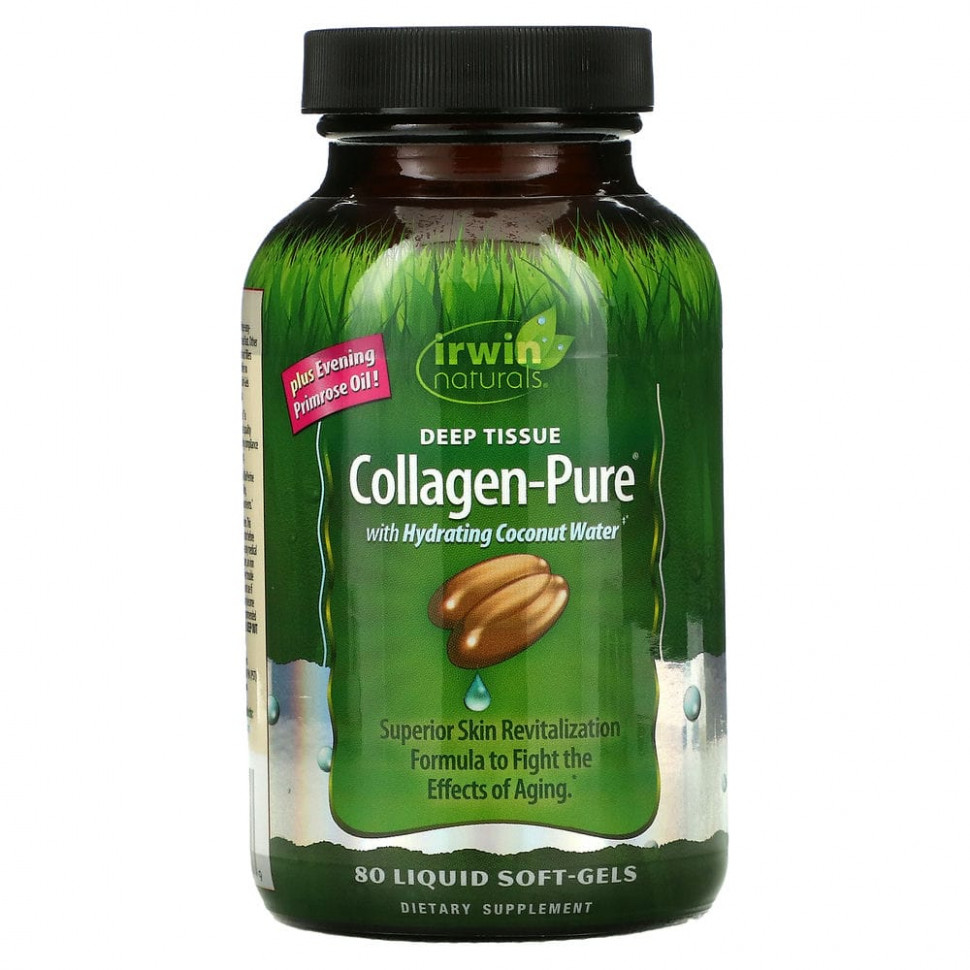   (Iherb) Irwin Naturals, Collagen-Pure, Deep Tissue, 80      -     , -, 