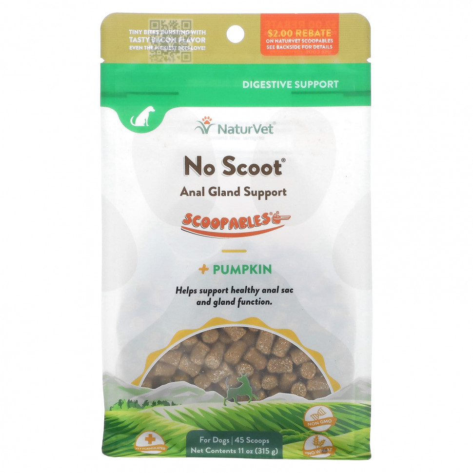   (Iherb) NaturVet, No Scoot    ,   + ,  , , 45  , 315  (11 )    -     , -, 