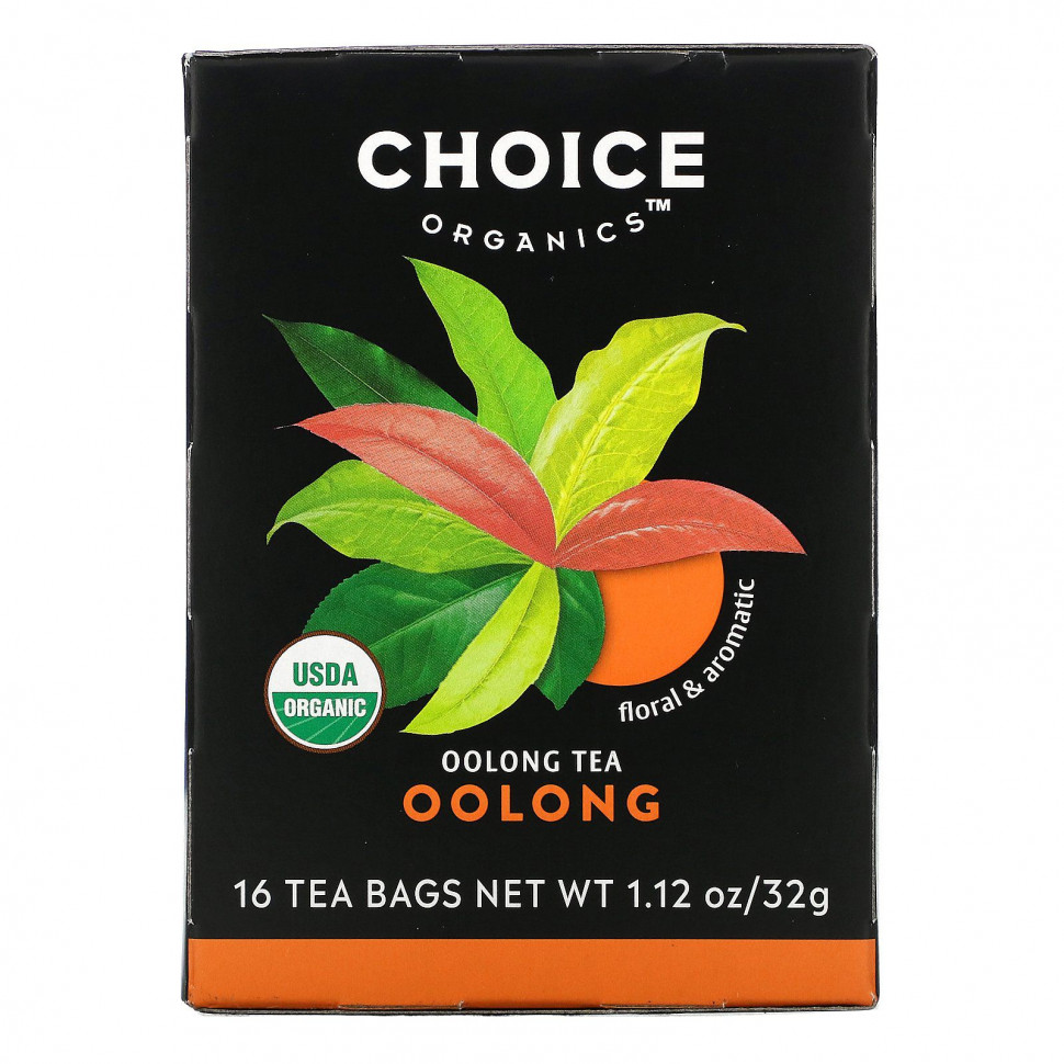 ���� ������ (Iherb) Choice Organic Teas, Oolong Tea, ����, 16 ������ ���������, 32 � (1,12 �����), ������ �� 950 ���