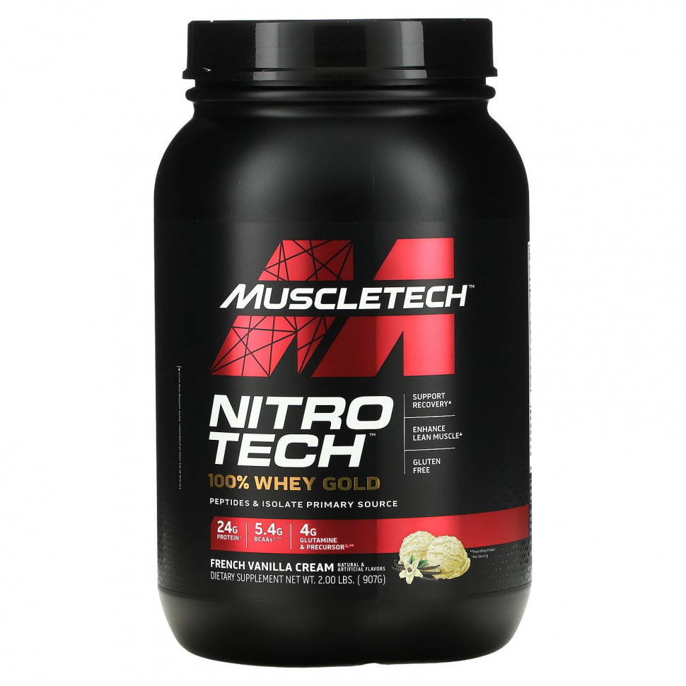 ���� ������ (Iherb) Muscletech, Nitro Tech, 100% Whey Gold (100% ���������), ����������� ��������� ����, 999 � (2,20 �����), ������ �� 6850 ���