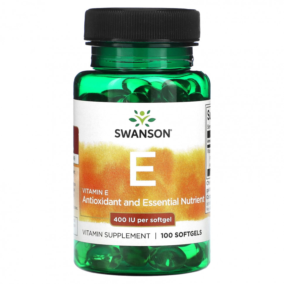   (Iherb) Swanson,  E, 400 , 100      -     , -, 