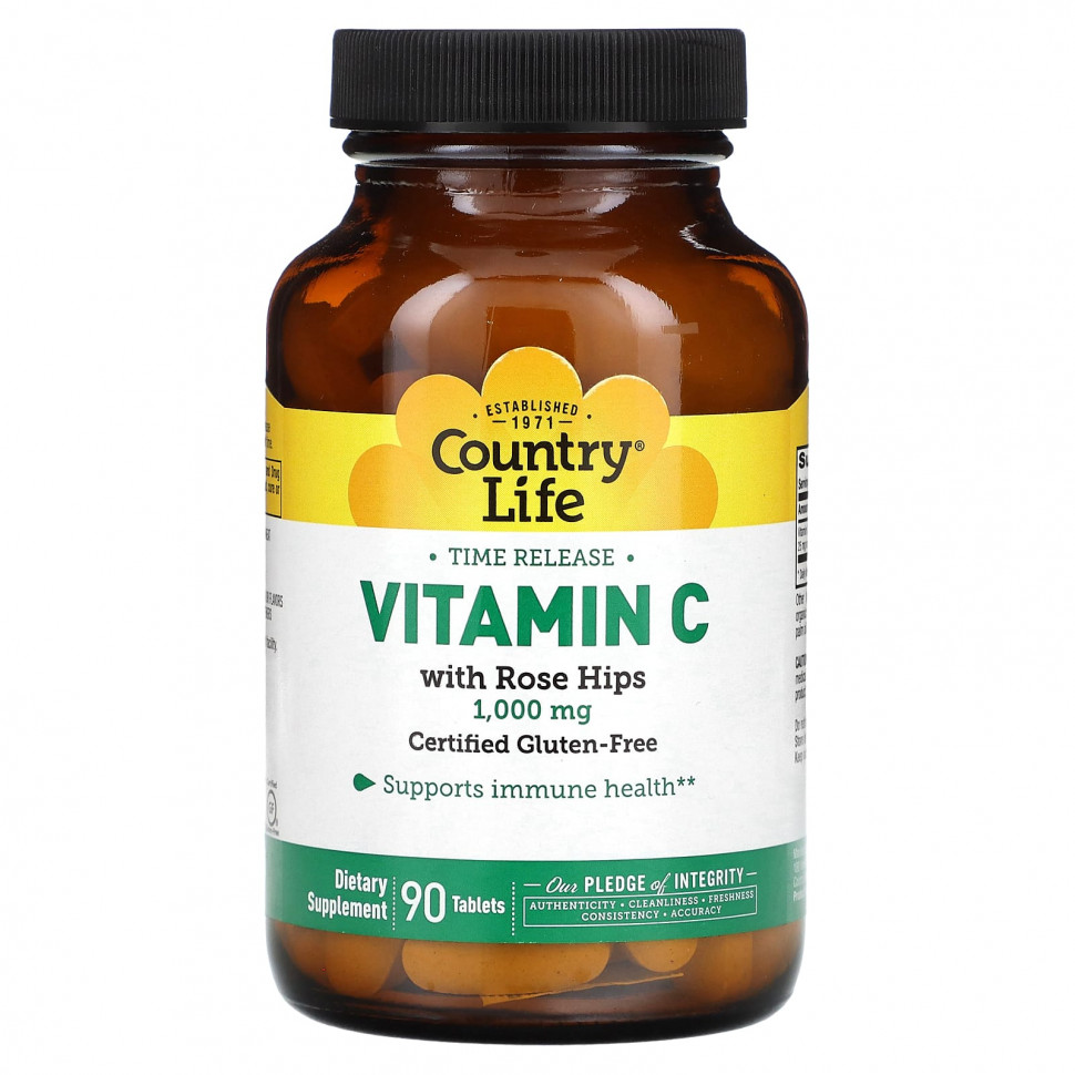   (Iherb) Country Life,  C     , 1000 , 90     -     , -, 