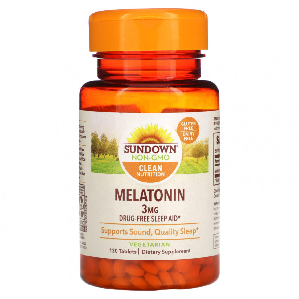 ���� ������ (Iherb) Sundown Naturals, ���������, 3 ��, 120 ��������, ������ �� 1900 ���