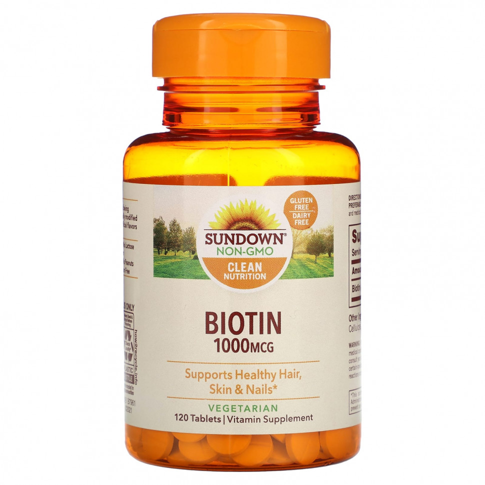 ���� ������ (Iherb) Sundown Naturals, ������, 1000 ���, 120 ��������, ������ �� 2480 ���