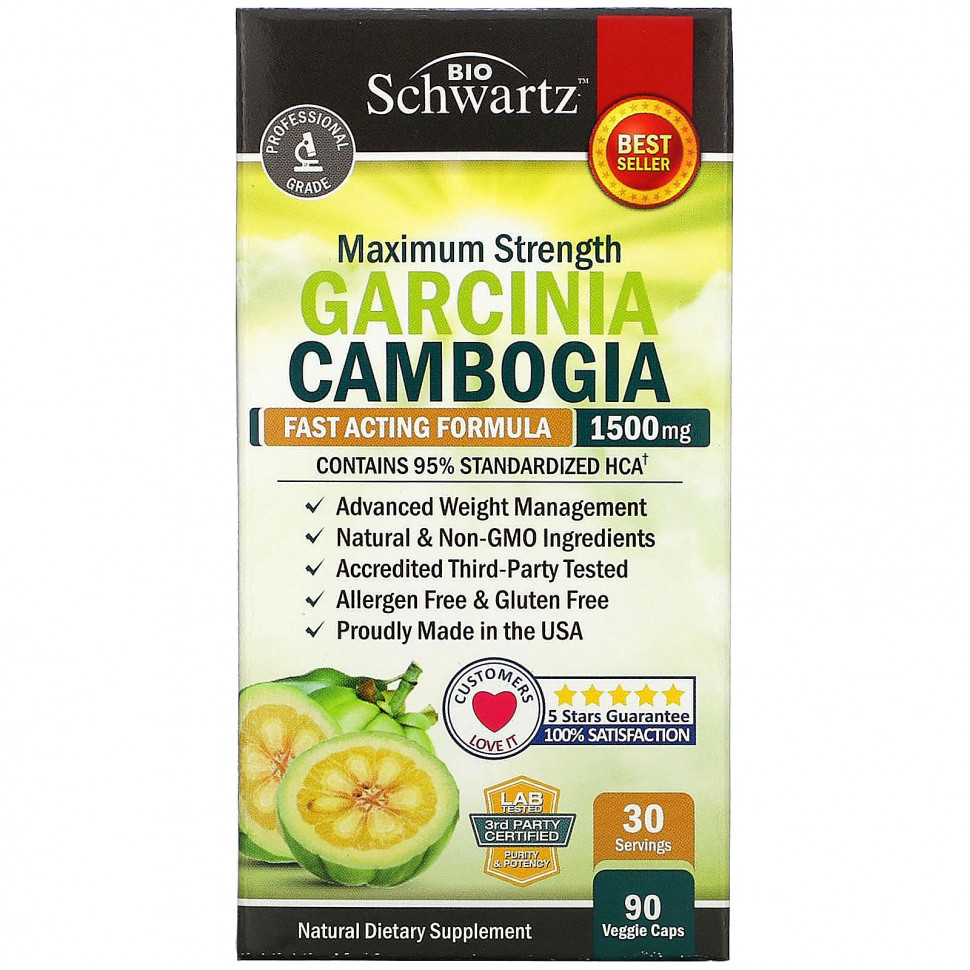 ���� ������ (Iherb) BioSchwartz, �������� �������������, 500 ��, 90 ������������ ������, ������ �� 3240 ���