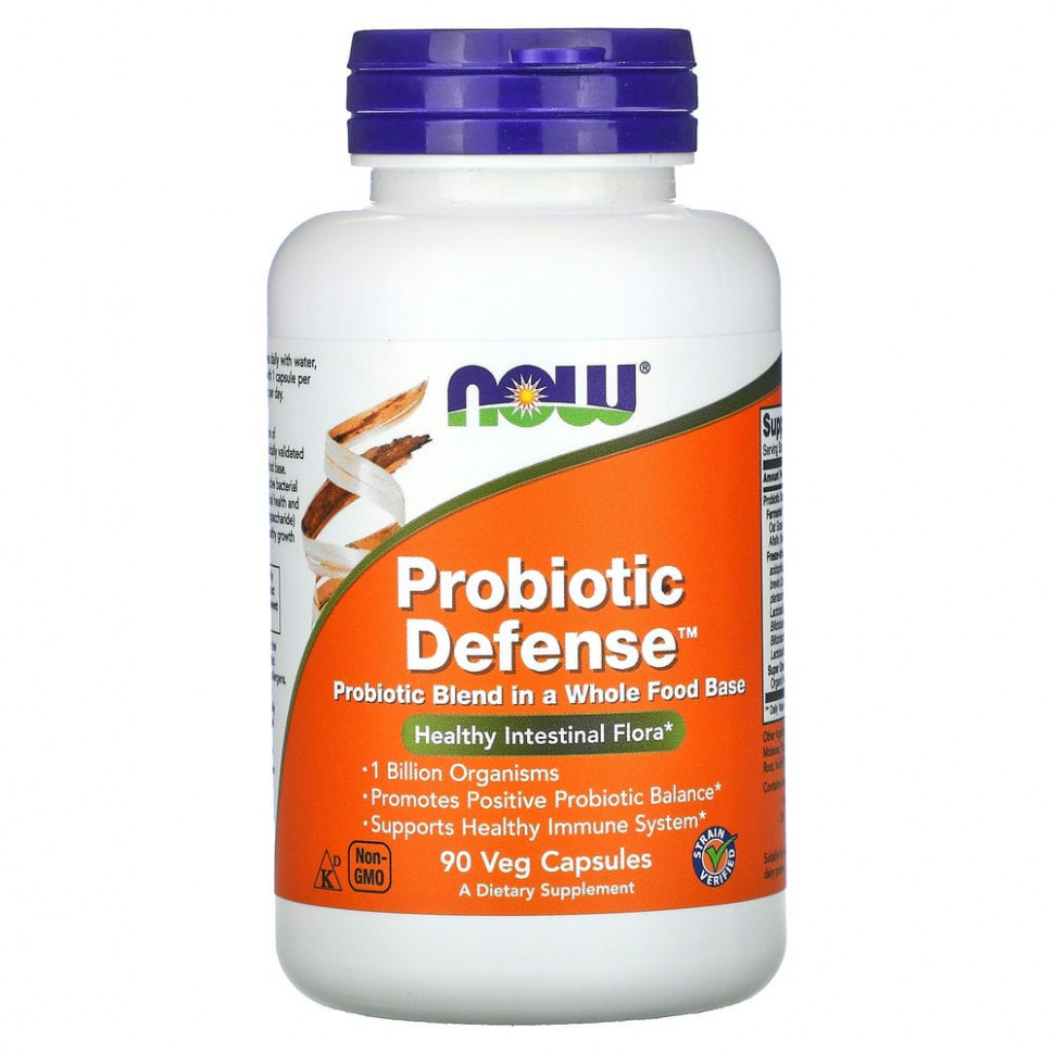   (Iherb) NOW Foods, Probiotic Defense, 90  ,   3850 