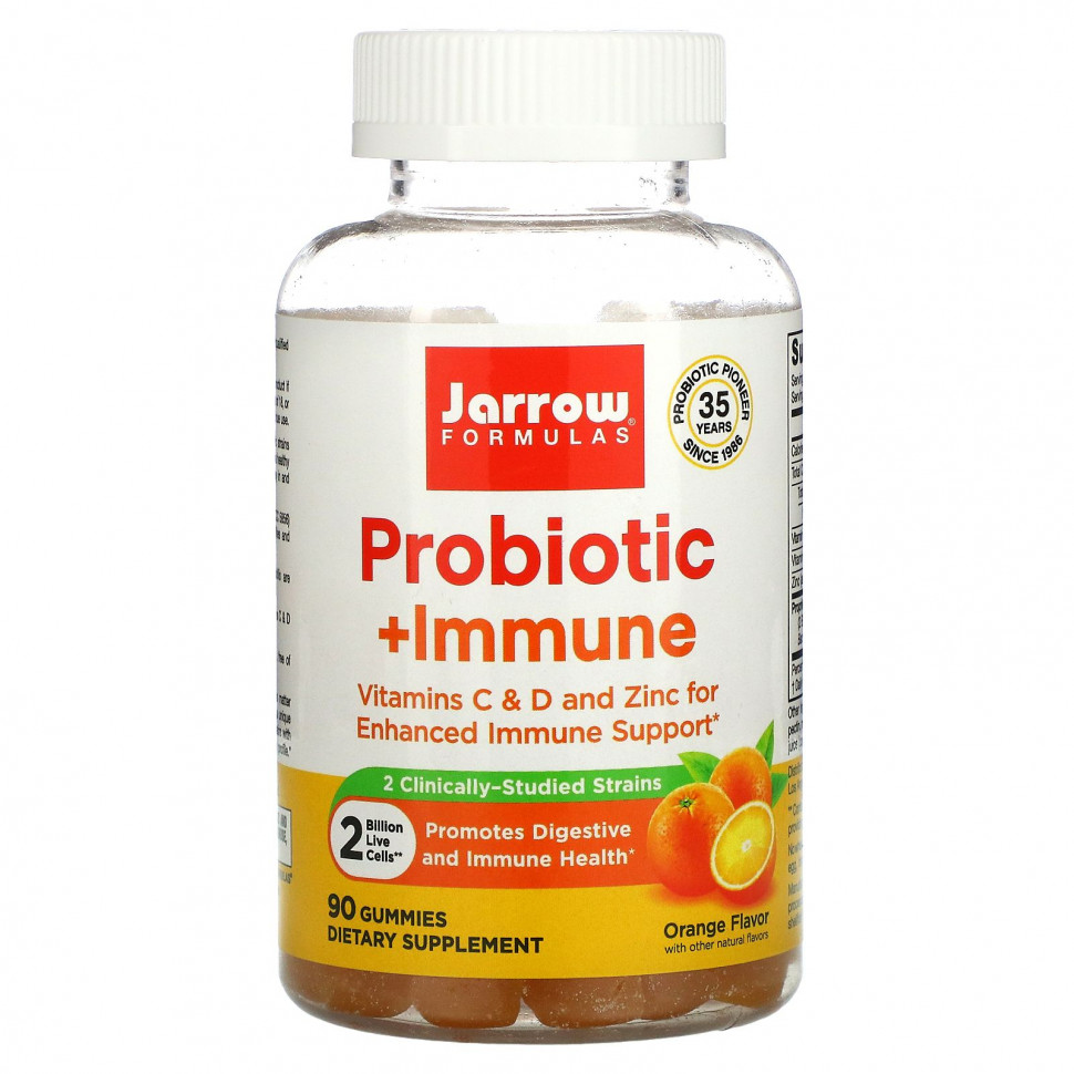 ���� ������ (Iherb) Jarrow Formulas, Probiotic + Immune, ��������, 90 ����������� ��������, ������ �� 4670 ���