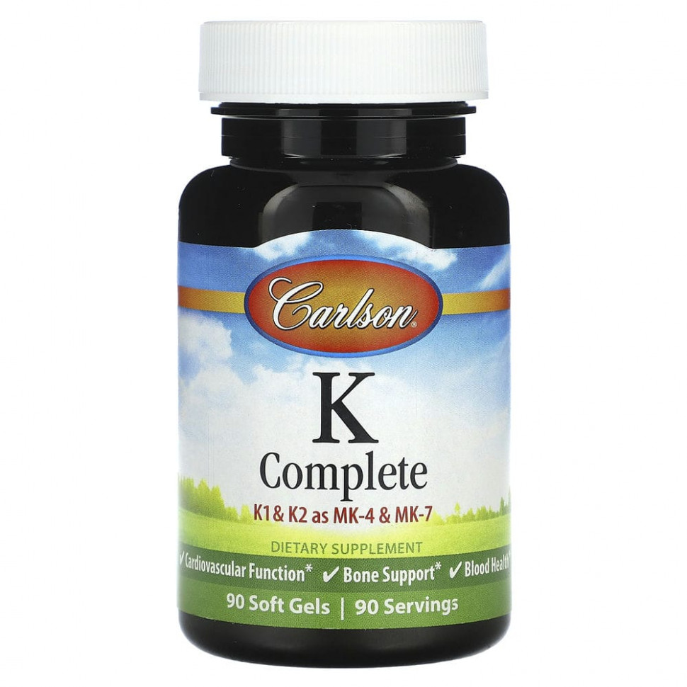 ���� ������ (Iherb) Carlson, K-Complete, 90 ������, ������ �� 6520 ���