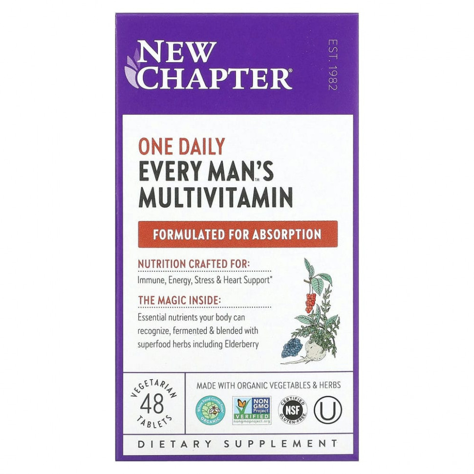   (Iherb) New Chapter, Every Man's,     , 48      -     , -, 