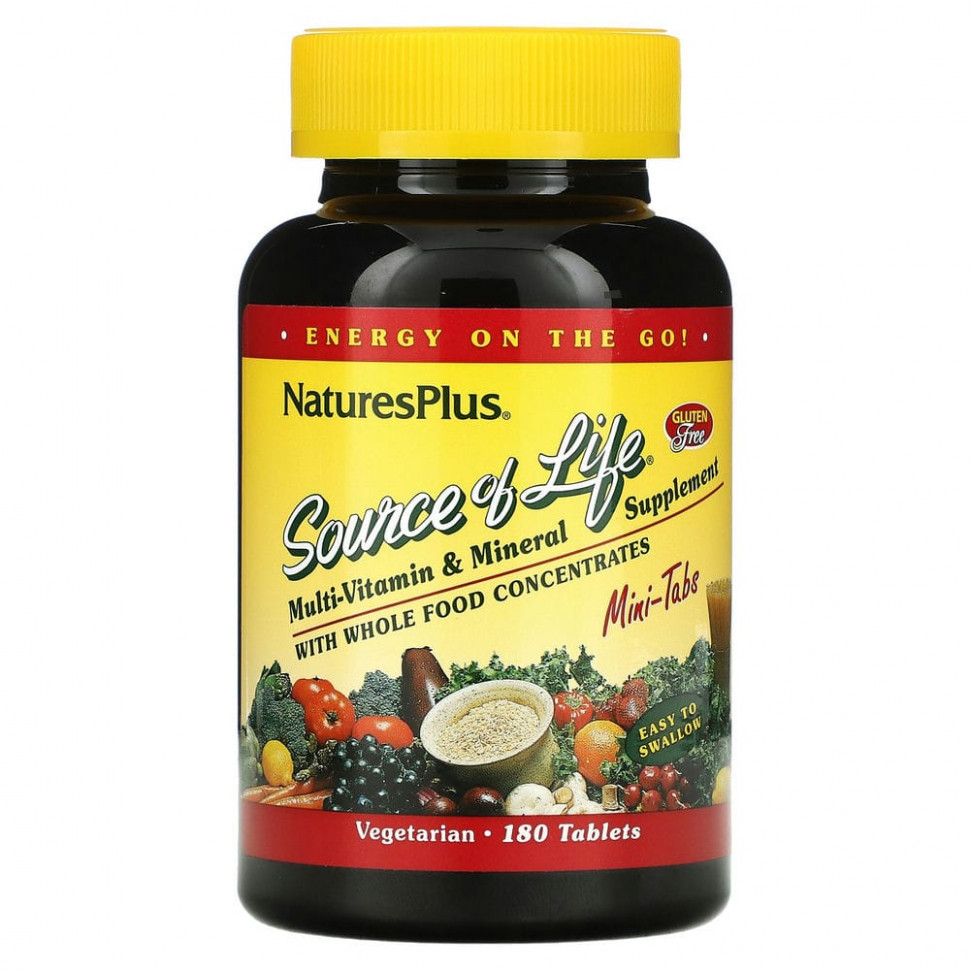   (Iherb) NaturesPlus, Source of Life,        , 180 -    -     , -, 