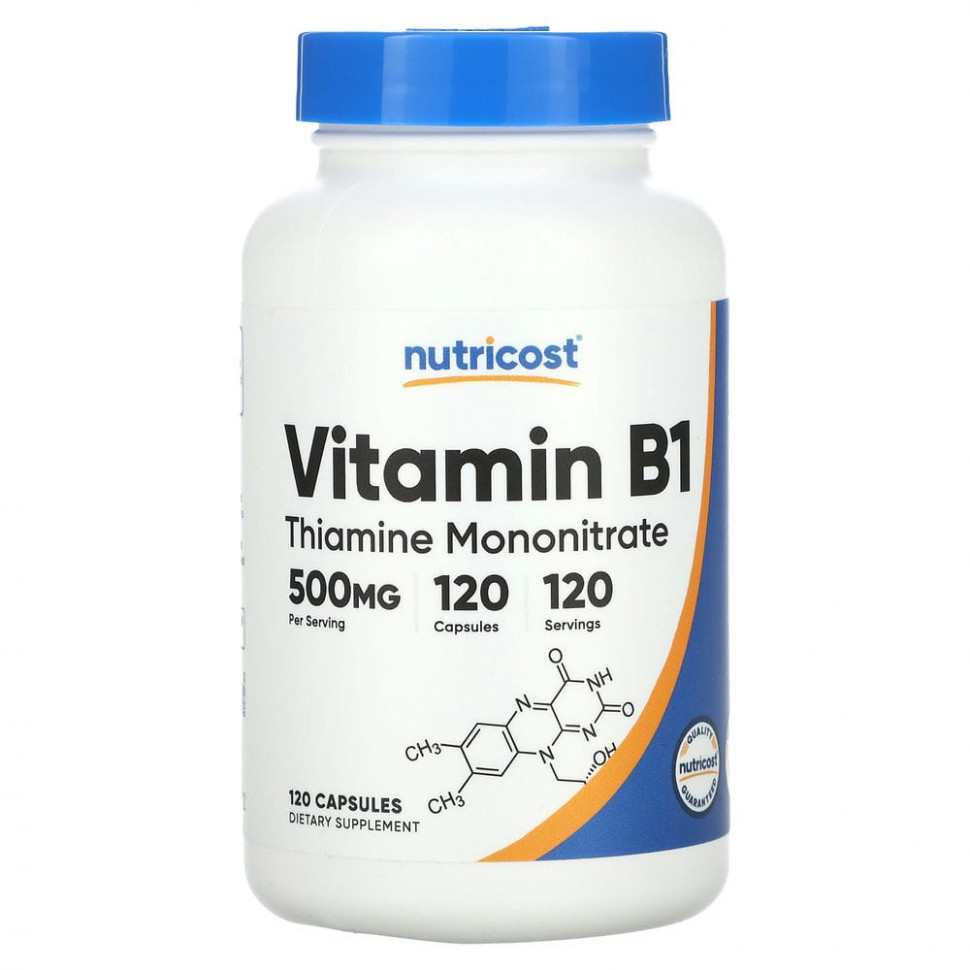   (Iherb) Nutricost,  B1  , 500 , 120     -     , -, 