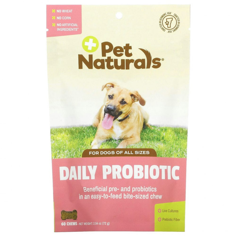 ���� ������ (Iherb) Pet Naturals of Vermont, ���������� ���������, ��� ����� ���� ��������, 60 ����������� ��������, 72 � (2,55 �����), ������ �� 1640 ���