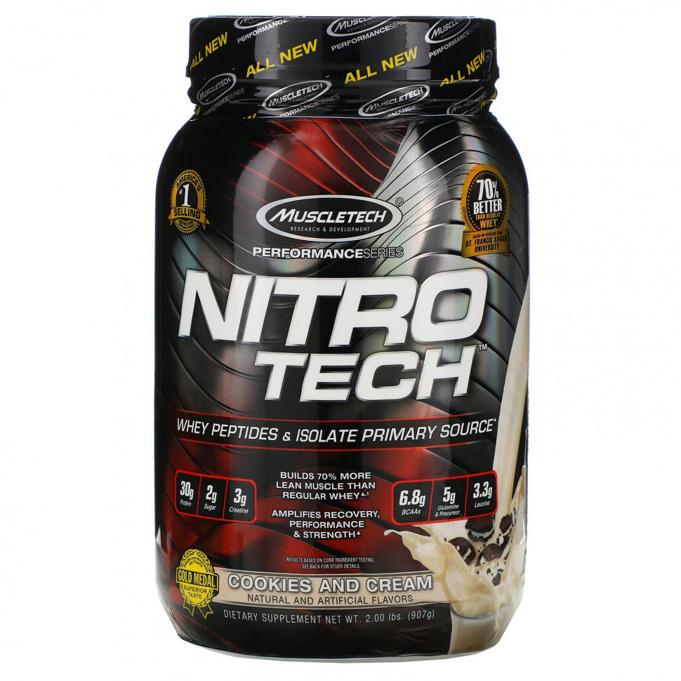   (Iherb) Muscletech, Nitro Tech,   +      ,    , 907  (2 ),   7210 