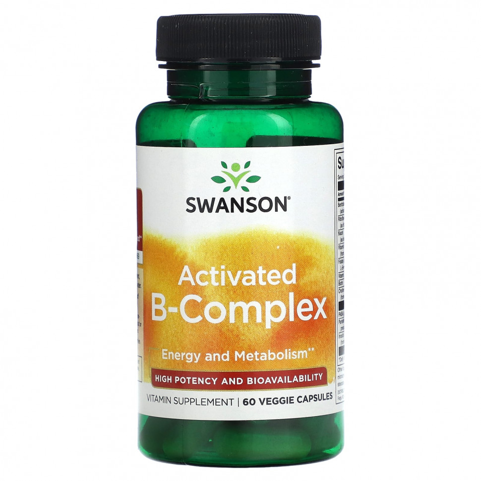 ���� ������ (Iherb) Swanson, �������������� �������� ��������� ������ B, ������� ������������� � ��������������, 60 ������������ ������, ������ �� 4820 ���