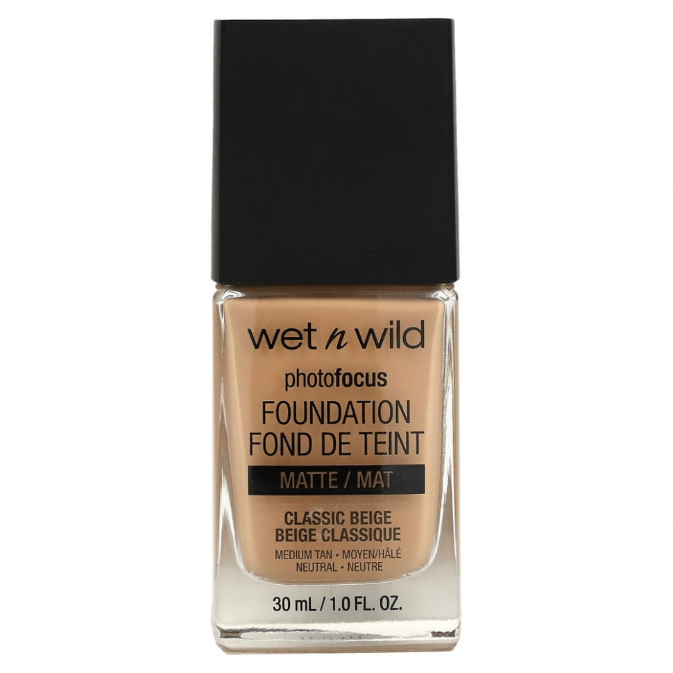 ���� ������ (Iherb) wet n wild, PhotoFocus Foundation, ������������ �������, �������, 30 �� (1,0 ����. �����), ������ �� 1660 ���