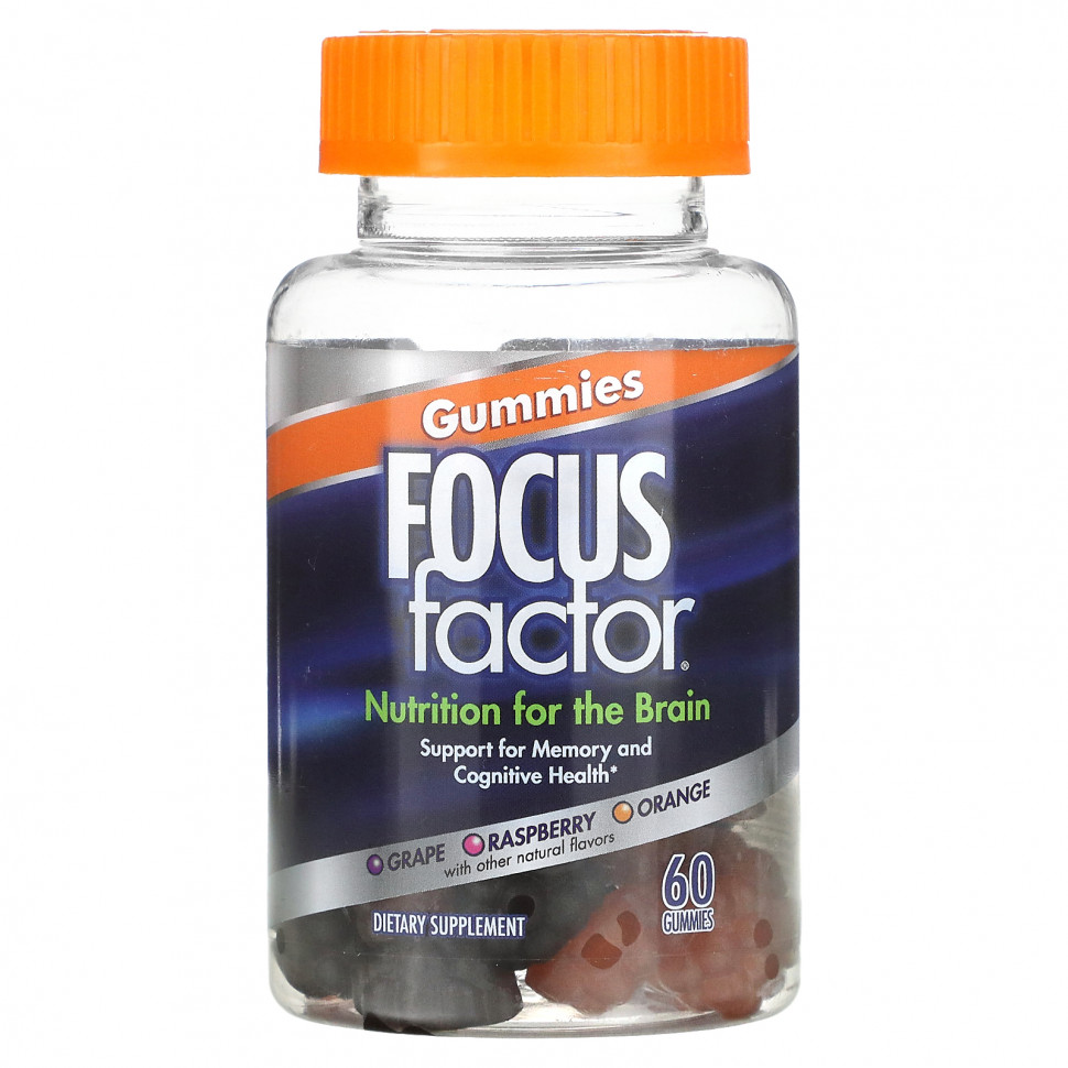 ���� ������ (Iherb) Focus Factor, ������� ��� ����������� ������ �����, ��������, ������, ��������, 60 ����������� ��������, ������ �� 5660 ���
