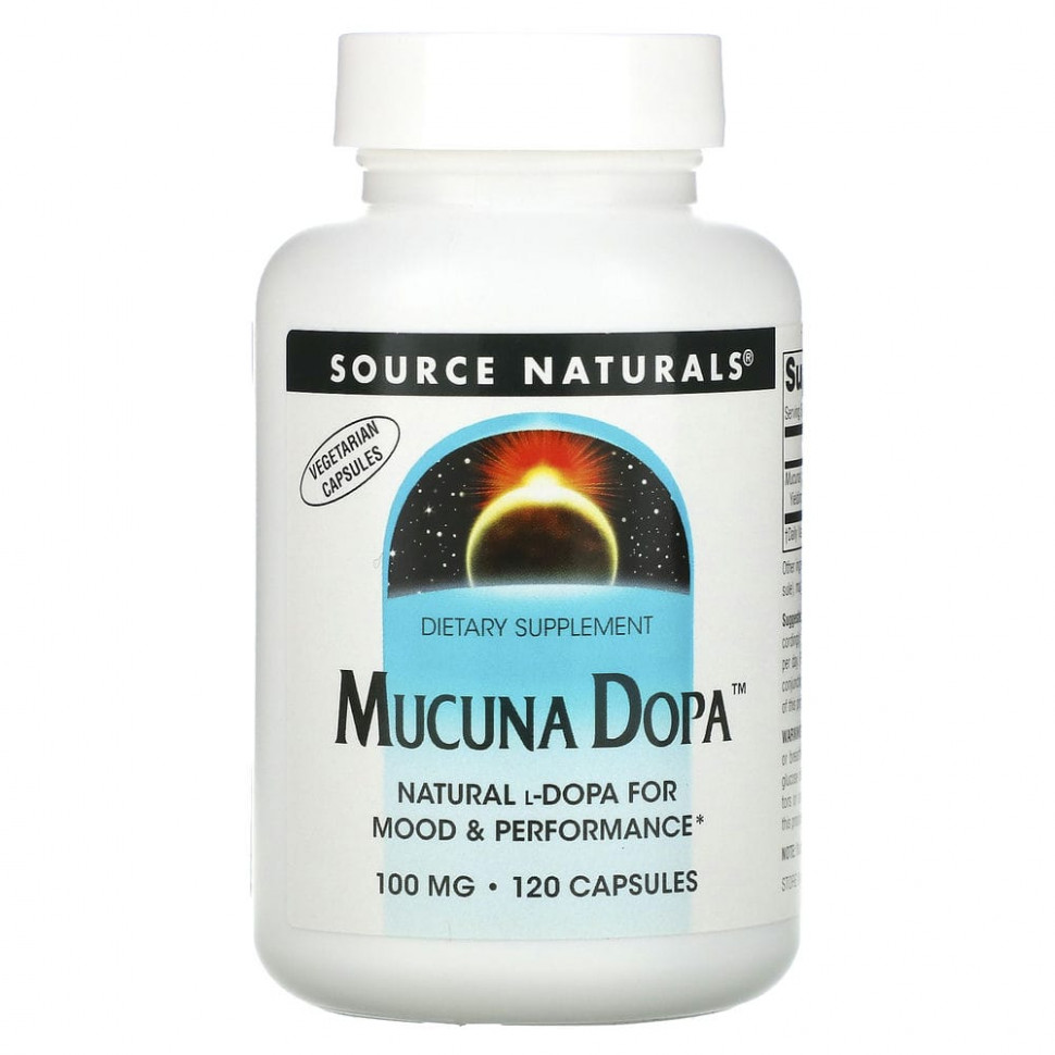   (Iherb) Source Naturals, Mucuna Dopa, 100 , 120     -     , -, 