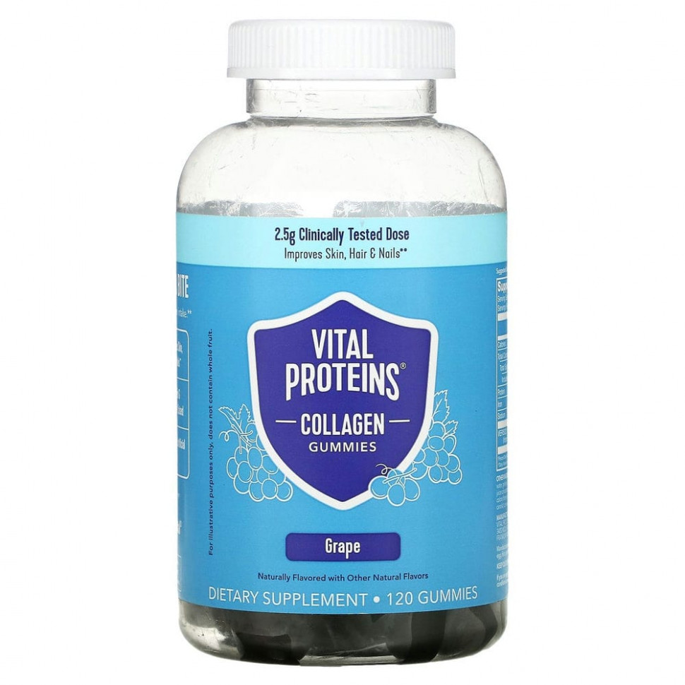 ���� ������ (Iherb) Vital Proteins, ����������� ���������� � ����������, ��������, 120 ����������� ��������, ������ �� 4110 ���