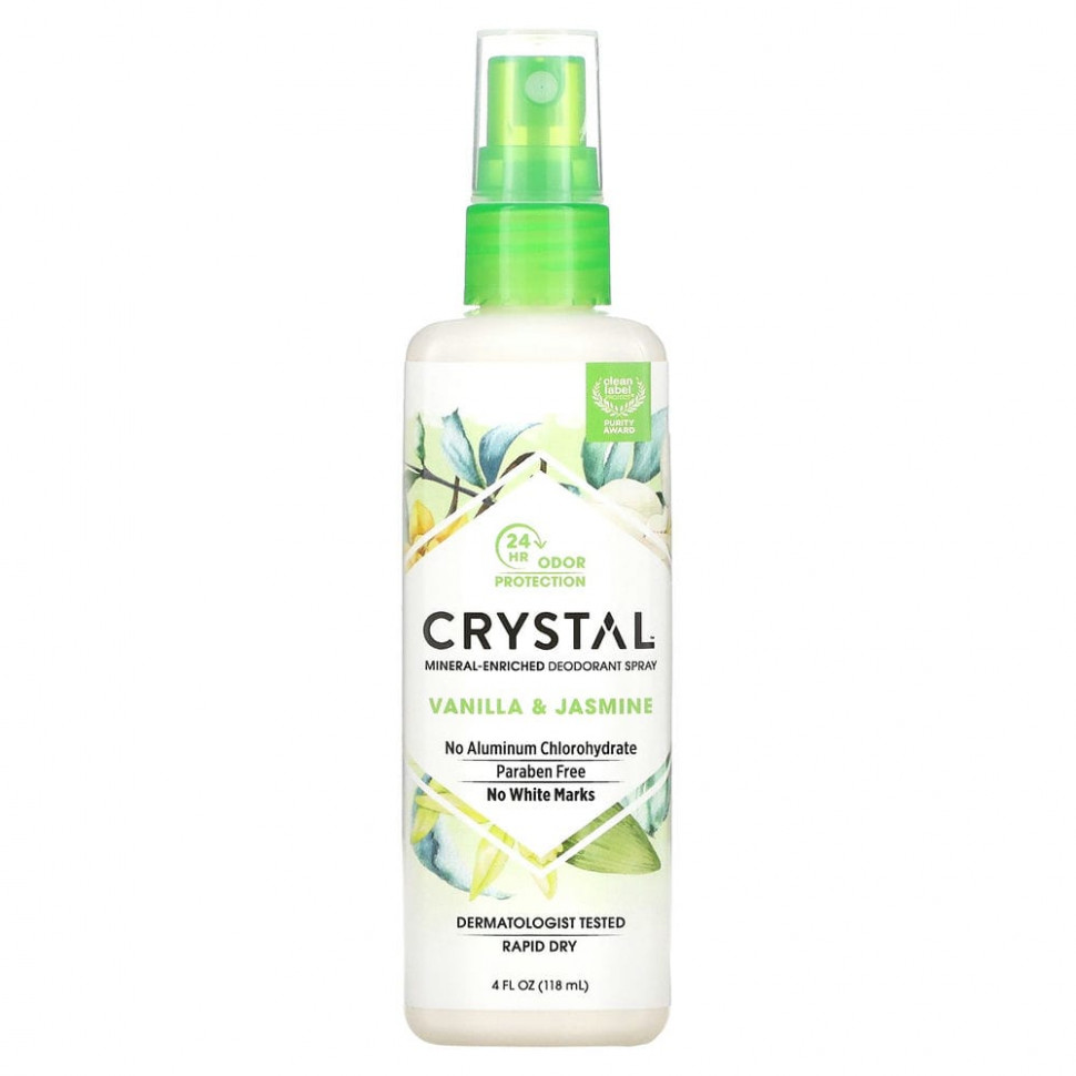���� ������ (Iherb) Crystal Body Deodorant, ����������� ����������-�����, � ������� ������ � �������,118 �� (4 ����. �����), ������ �� 1000 ���