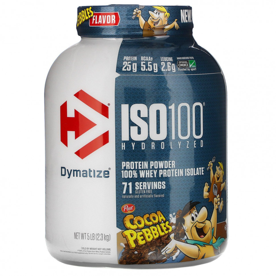   (Iherb) Dymatize Nutrition, ISO100,  100%   ,  , 2,3  (5 )    -     , -, 