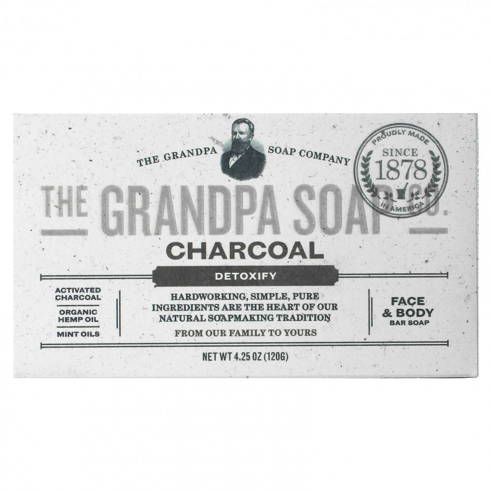 ���� ������ (Iherb) The Grandpa Soap Co., �������� ���� ��� ���� � ��� ����, �������������, � ��������� �����, 4,25 ����� (120�), ������ �� 990 ���