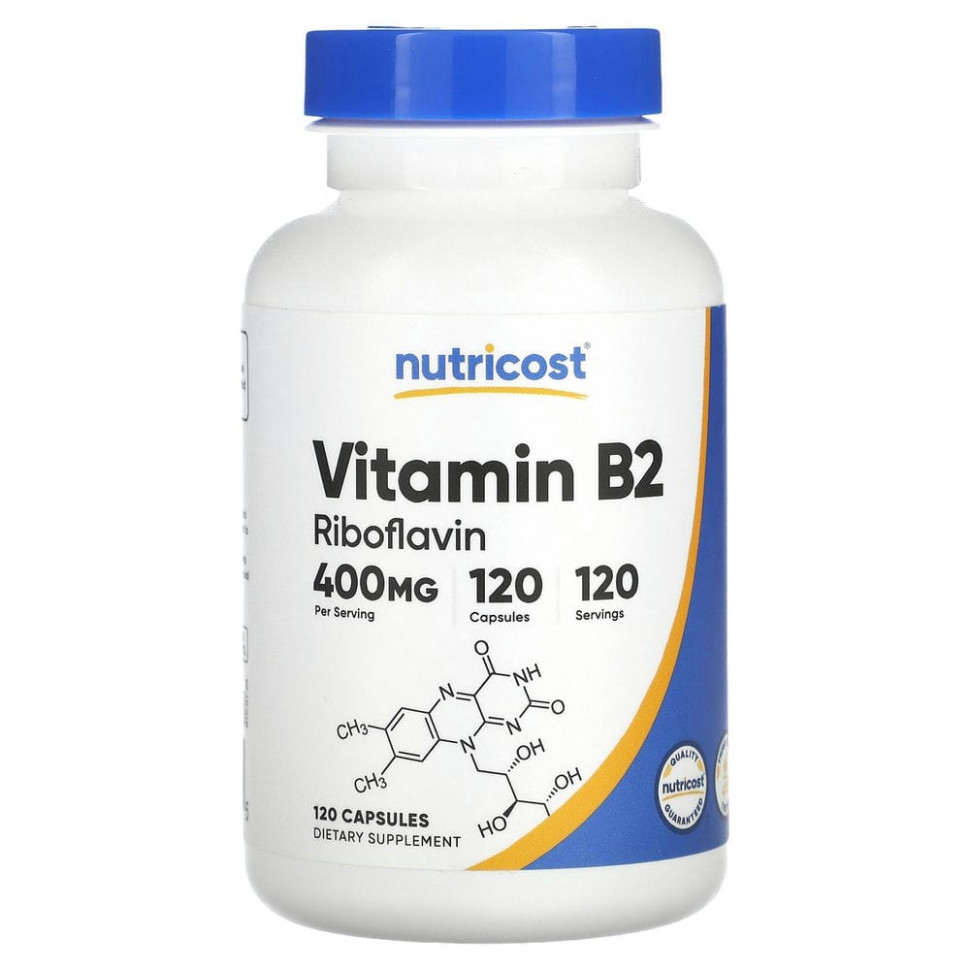   (Iherb) Nutricost,  B2, 400 , 120     -     , -, 