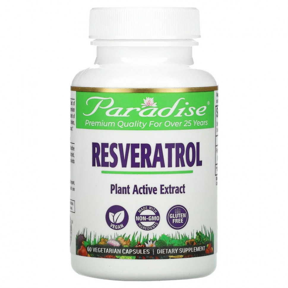 ���� ������ (Iherb) Paradise Herbs, �����������, 60 �������������� ������, ������ �� 1970 ���