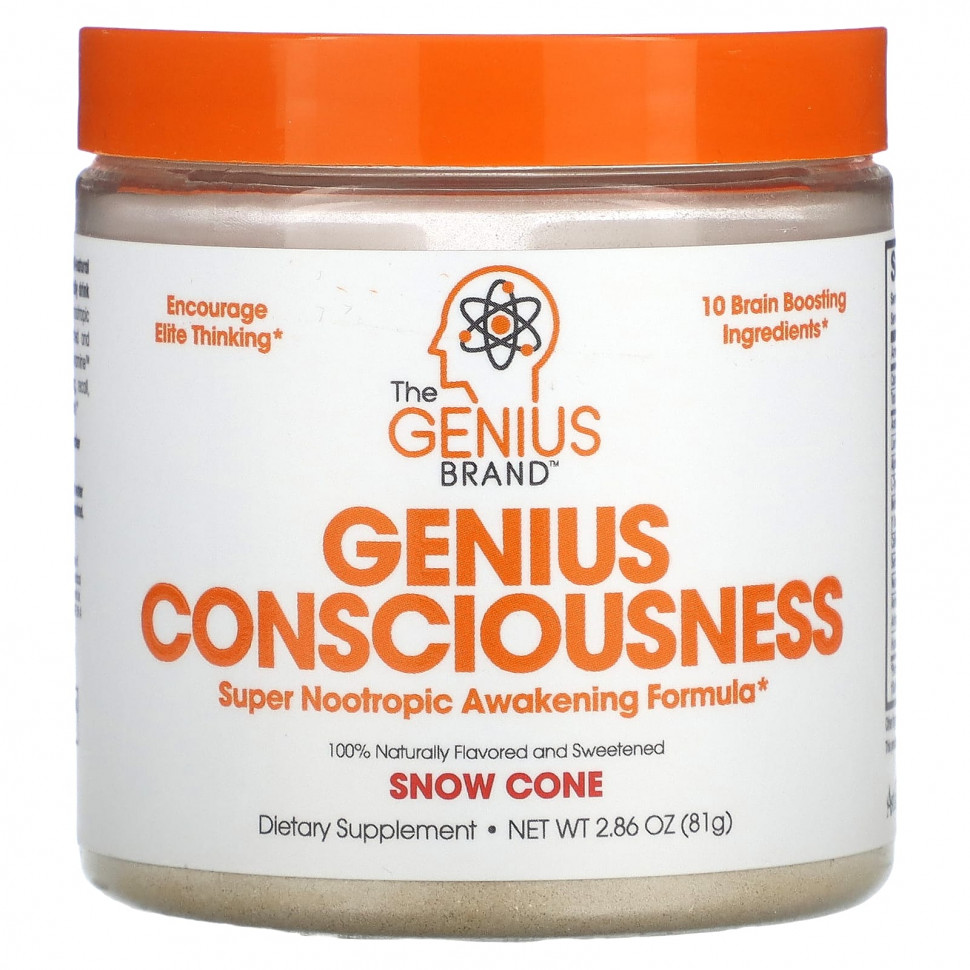 ���� ������ (Iherb) The Genius Brand, Genius Consciousness, ������� �����, 81 � (2,86 �����), ������ �� 6600 ���