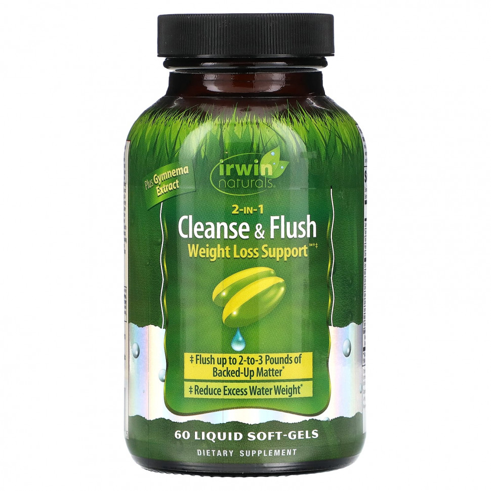 ���� ������ (Iherb) Irwin Naturals, 2-�-1 �������� � ��������� ��� �������� ����, 60 ����������� ������, ������ �� 4550 ���
