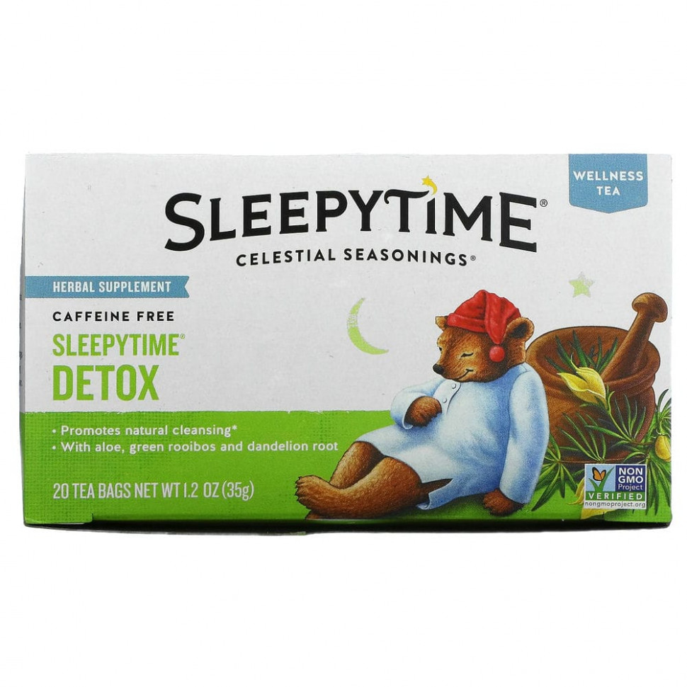 ���� ������ (Iherb) Celestial Seasonings, Sleepytime, ��� ��� �������� ������������, ������, ��� �������, 20 ������ ���������, 35 � (1,2 �����), ������ �� 1310 ���