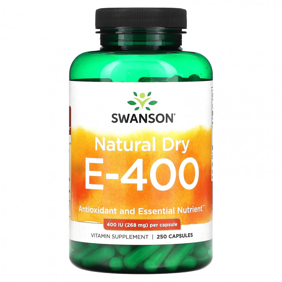   (Iherb) Swanson, Natural Dry E-400, 268  (400 ), 250     -     , -, 