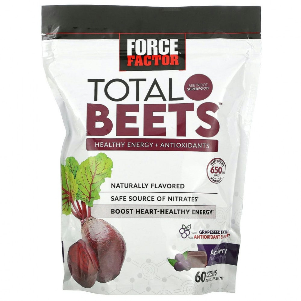   (Iherb) Force Factor, Total Beets,     ,    , 325 , 60  ,   3850 