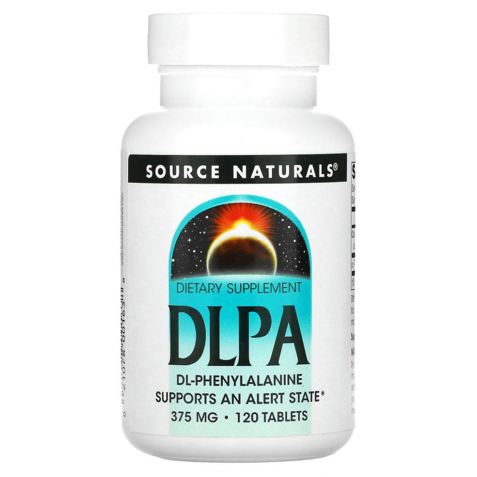   (Iherb) Source Naturals, DLPA, 375 , 120     -     , -, 