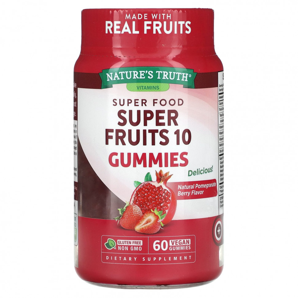   (Iherb) Nature's Truth, Super Fruits, 10  ,   , 60   ,   3350 