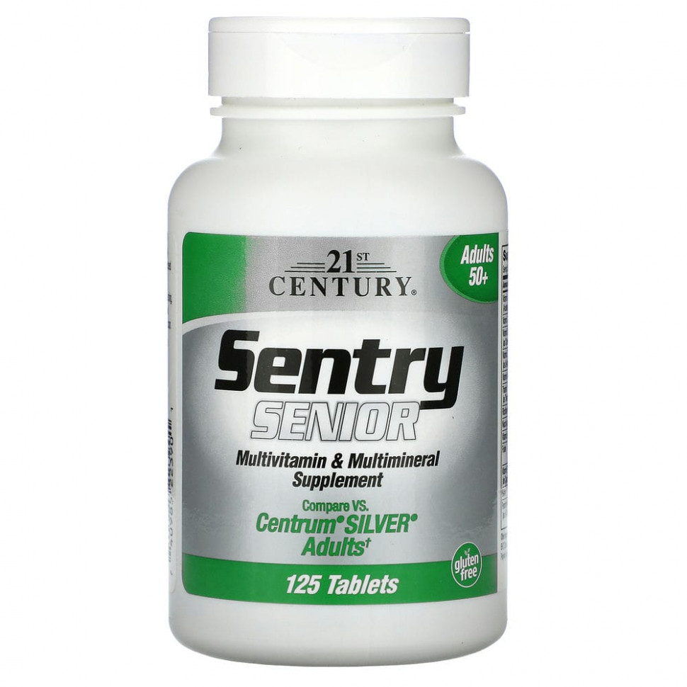   (Iherb) 21st Century, Sentry Senior,    ,    50 , 125     -     , -, 