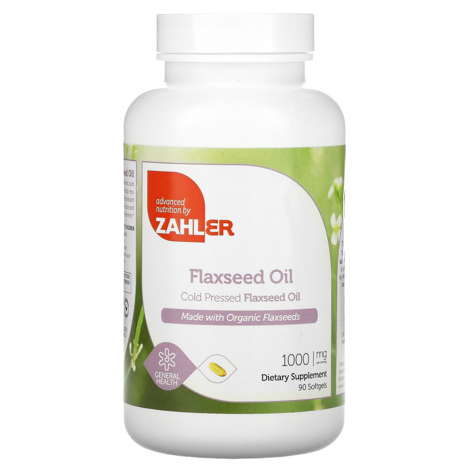 ���� ������ (Iherb) Zahler, ������� �����, 1000 ��, 90 ������, ������ �� 2420 ���
