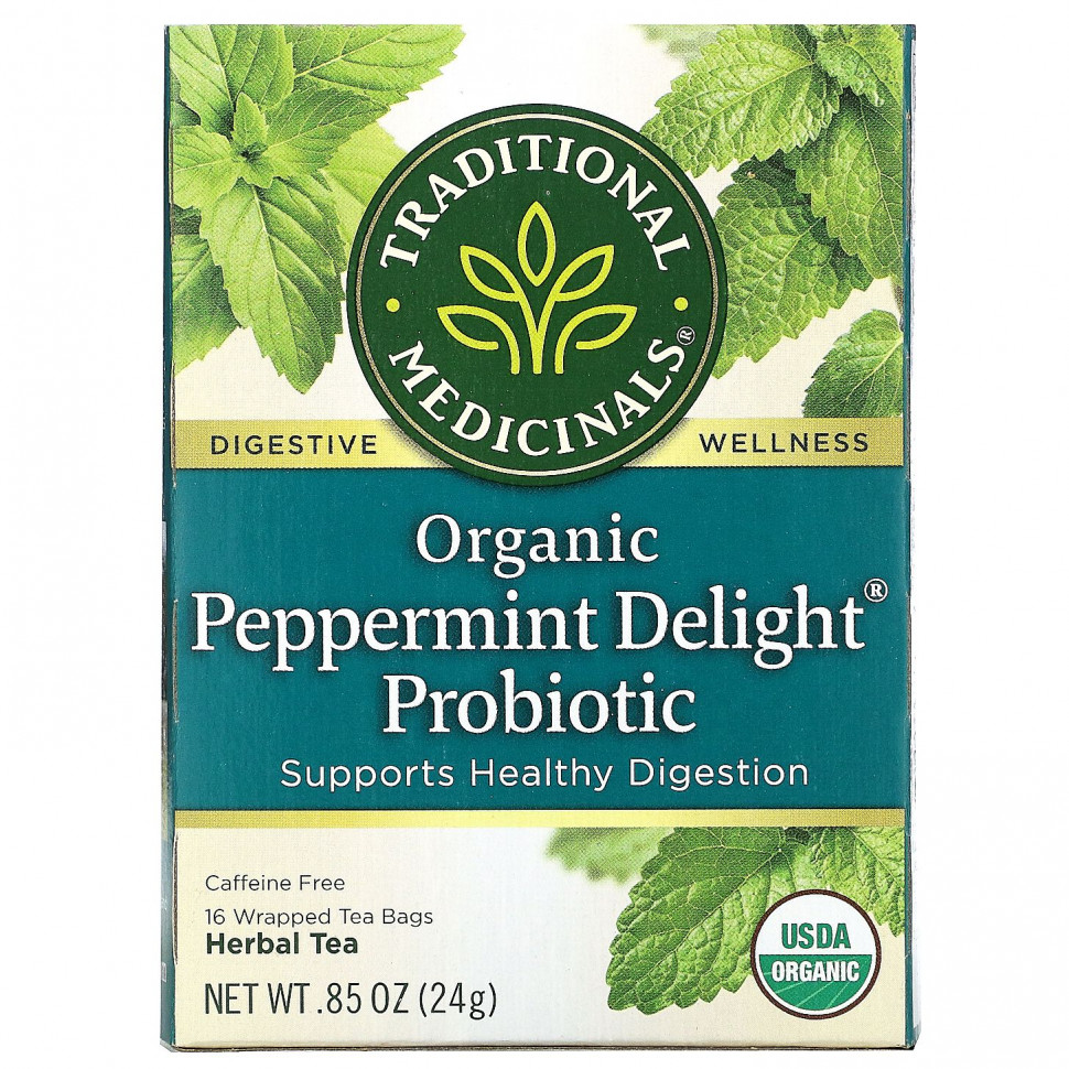 ���� ������ (Iherb) Traditional Medicinals, ��������� � ������������ �������� ����, ��� �������, 16 ������ ���������, 24 � (0,85 �����), ������ �� 1150 ���