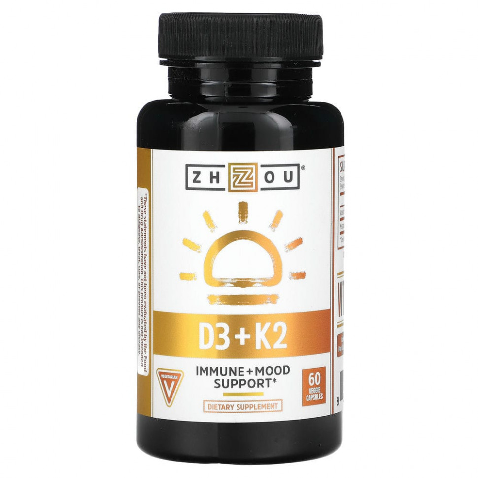   (Iherb) Zhou Nutrition, K2 + D3,  2--1, 60      -     , -, 