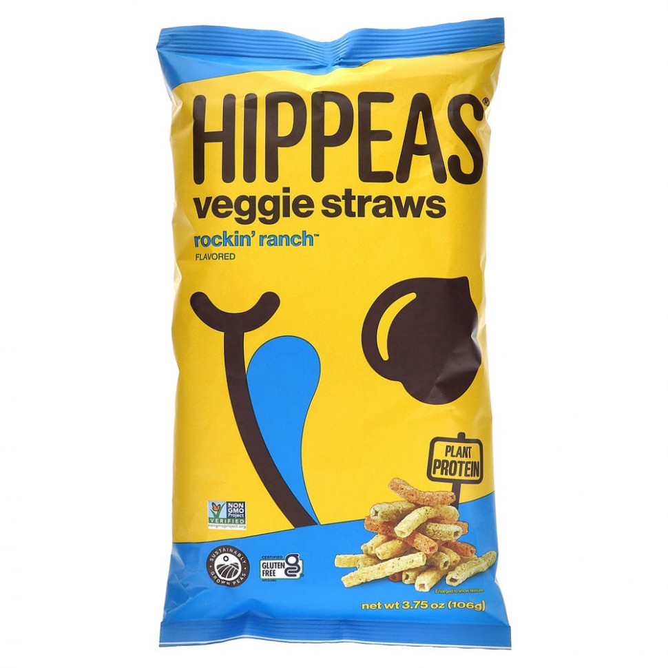   (Iherb) Hippeas, Veggie Straws, Rockin 'Ranch, 106  (3,75 )    -     , -, 