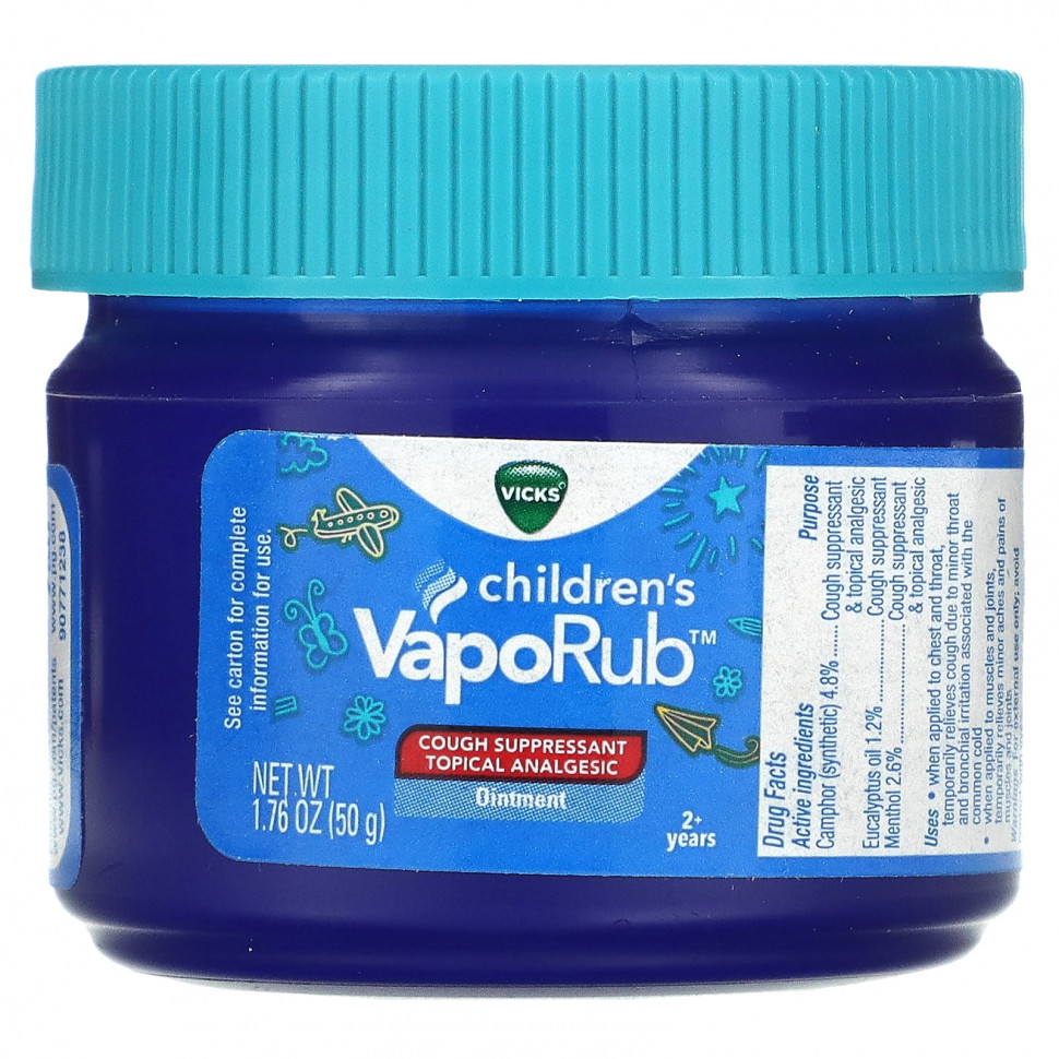   (Iherb) Vicks, VapoRub  , ,  ,    2 , 50  (1,76 )    -     , -, 