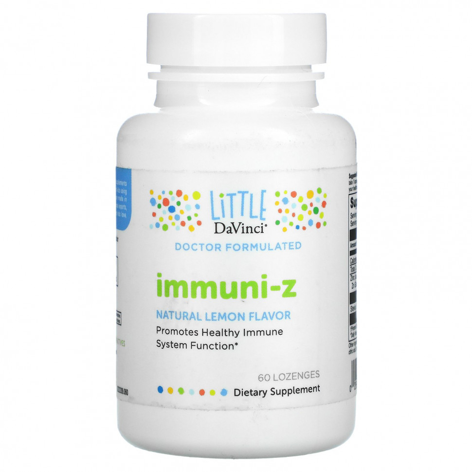 ���� ������ (Iherb) Little DaVinci, Immuni-Z, ������� ��� ���������� ����������, �� ������ ������������ ������, 60 ��������, ������ �� 2120 ���