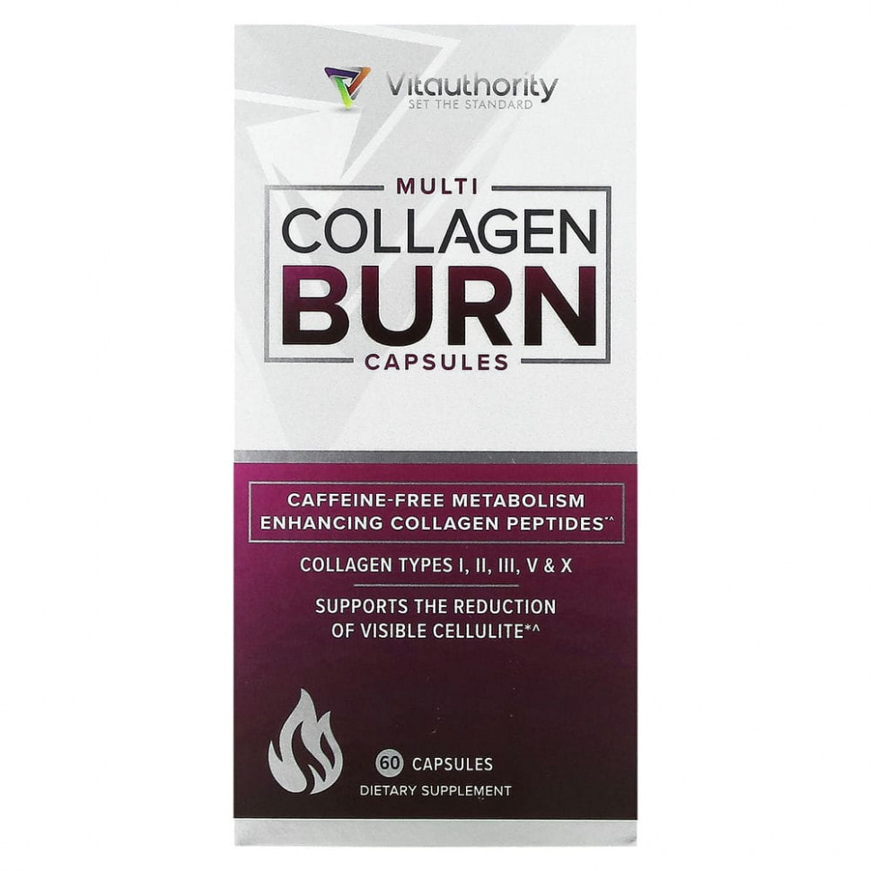   (Iherb) Vitauthority, Multi Collagen Burn, 60     -     , -, 