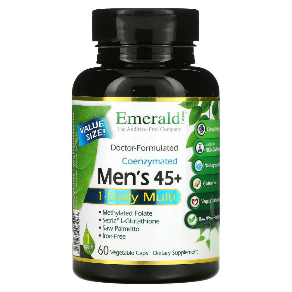 ���� ������ (Iherb) Emerald Laboratories, ������������ ���������������� �������� ��� ������ ������ 45 ��� ��� ������ 1 ��� � ����, 60 �������������� ������, ������ �� 5430 ���