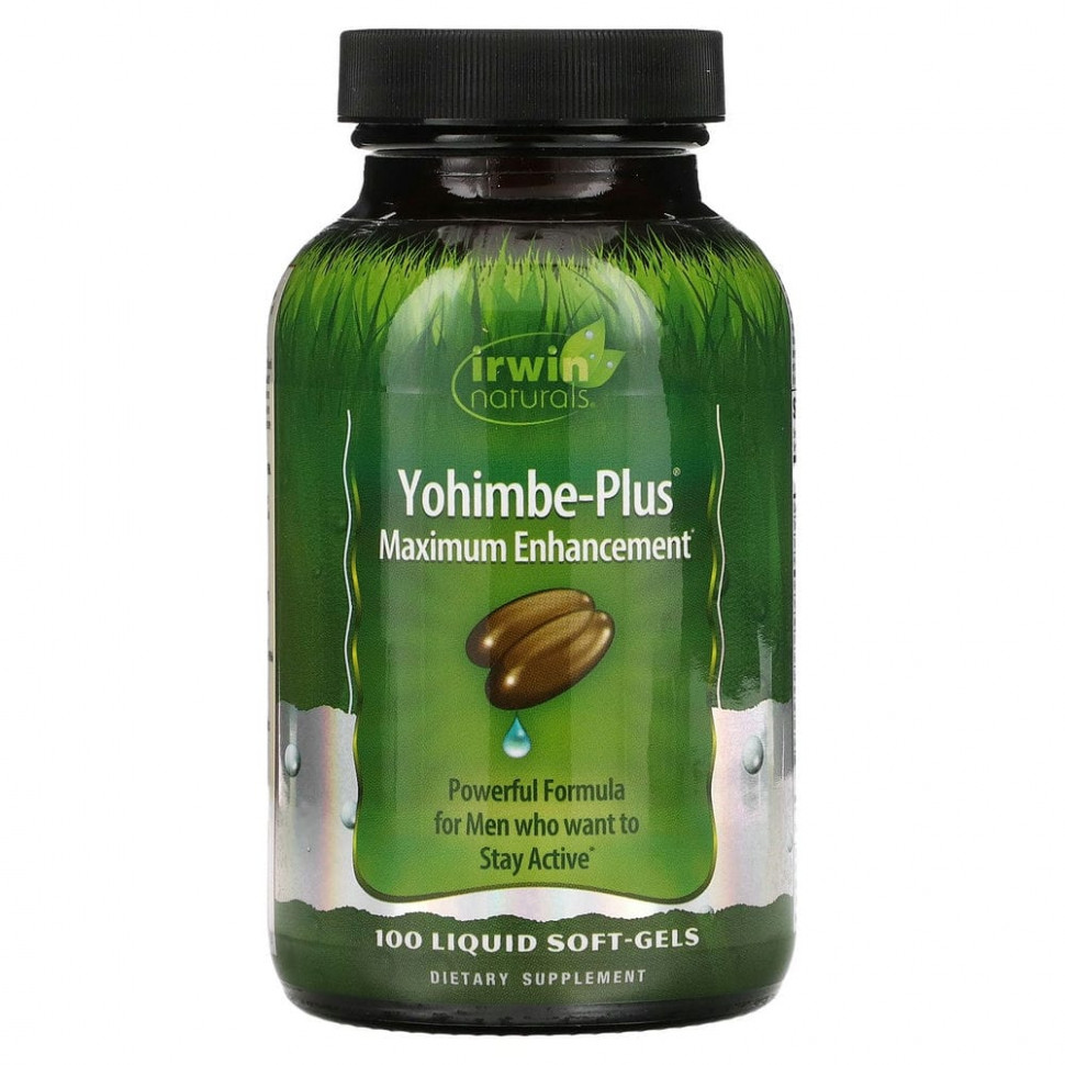 ���� ������ (Iherb) Irwin Naturals, Yohimbe-Plus, ������������ ���������, 100 ����������� ������, ������ �� 5040 ���