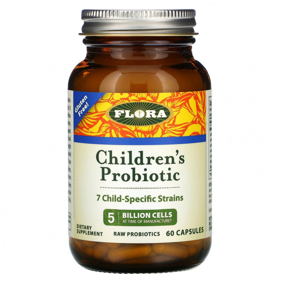   (Iherb) Flora, Children's Probiotic, 60     -     , -, 