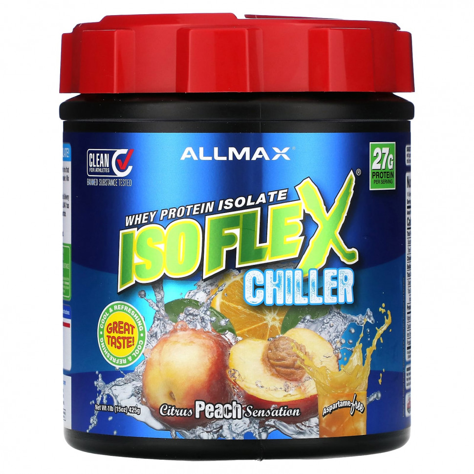 ���� ������ (Iherb) ALLMAX, Isoflex Chiller, ������ ������������� ��������, ���������� � ���������� ��������, 425 � (1 ����), ������ �� 4800 ���