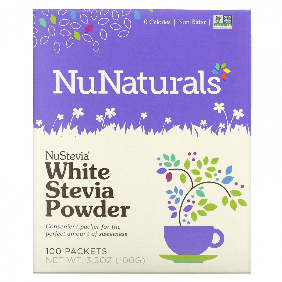 ���� ������ (Iherb) NuNaturals, NuStevia, ����� ������� ������, 100 ���������, 100 � (3,5 �����), ������ �� 1820 ���